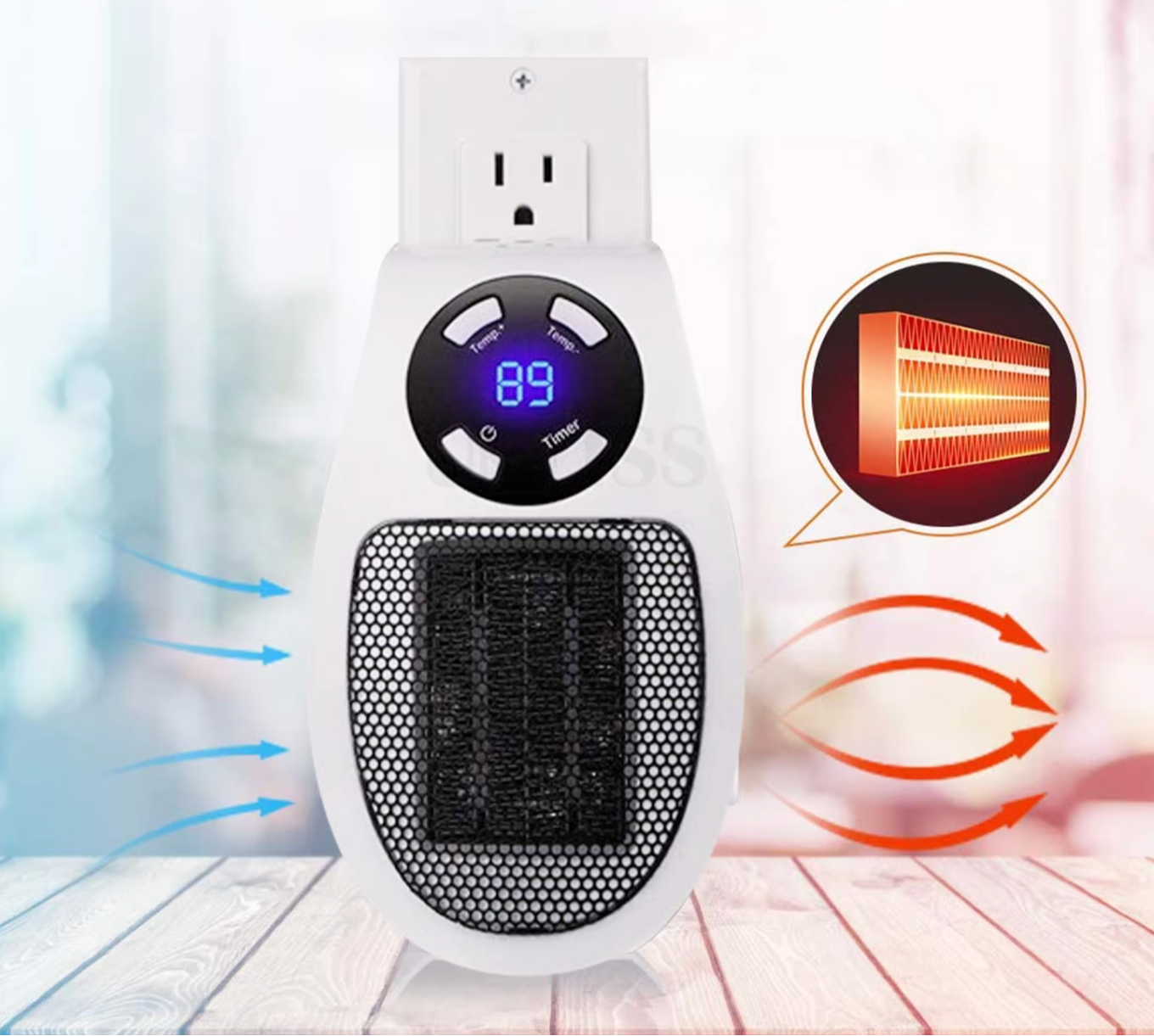 Portable Electric Heater – Compact – Efficient – Quiet