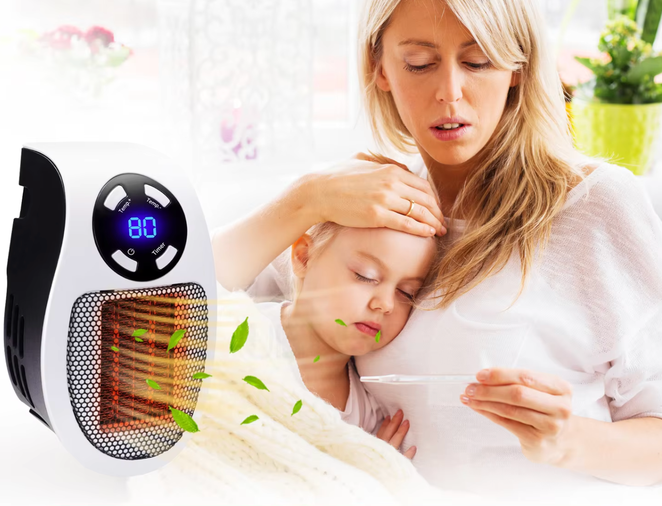 Portable Electric Heater – Compact – Efficient – Quiet