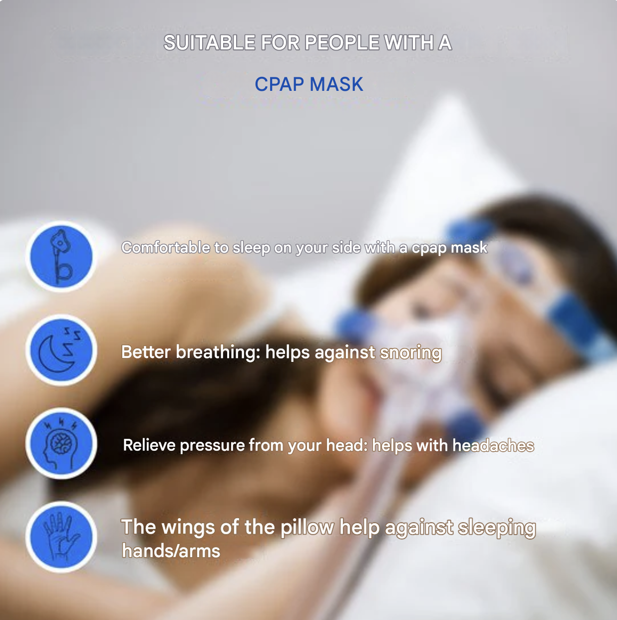 CloudRest Pillow - Ultra-Soft Ergonomic Support Cushion
