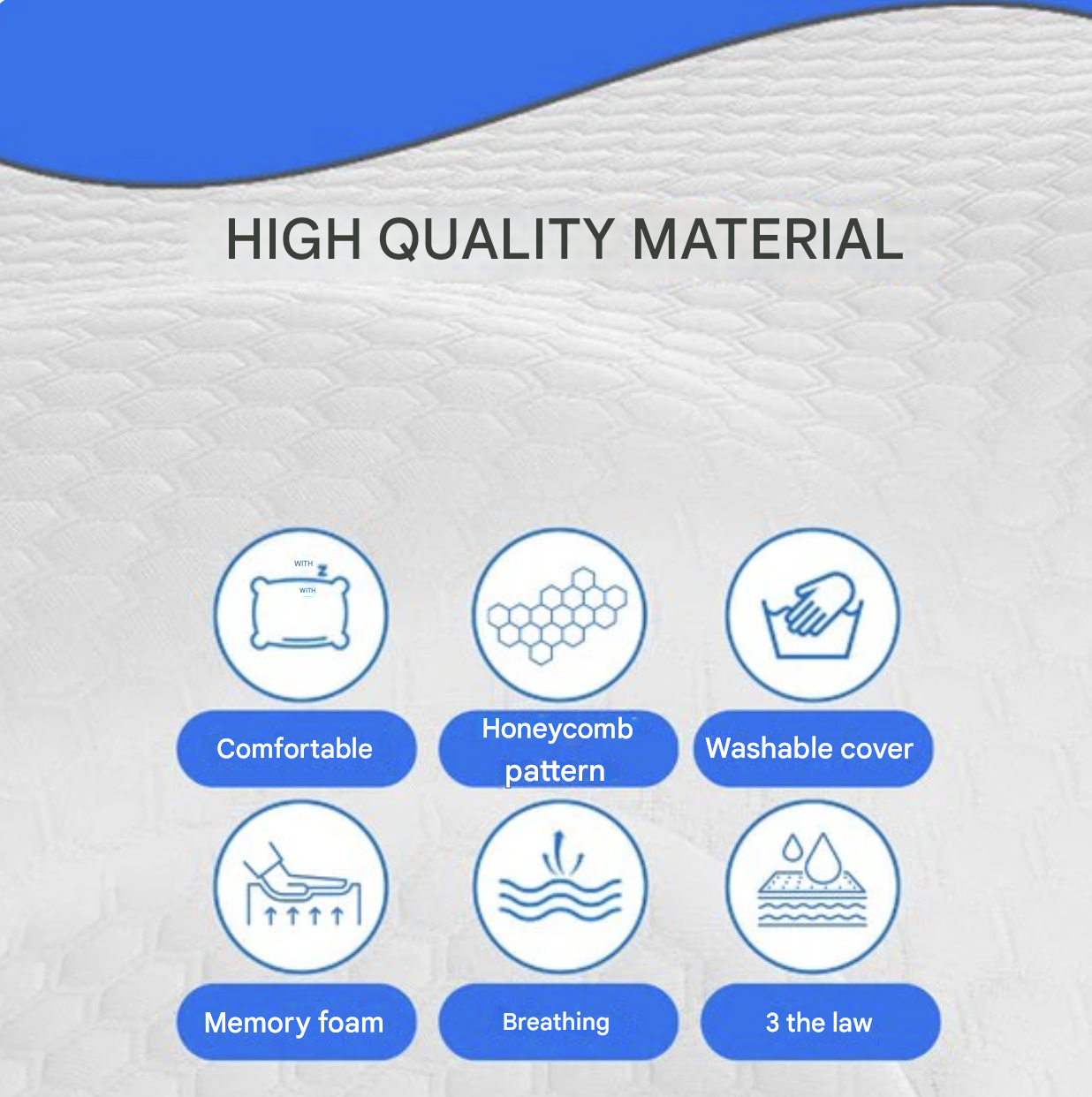 CloudRest Pillow - Ultra-Soft Ergonomic Support Cushion