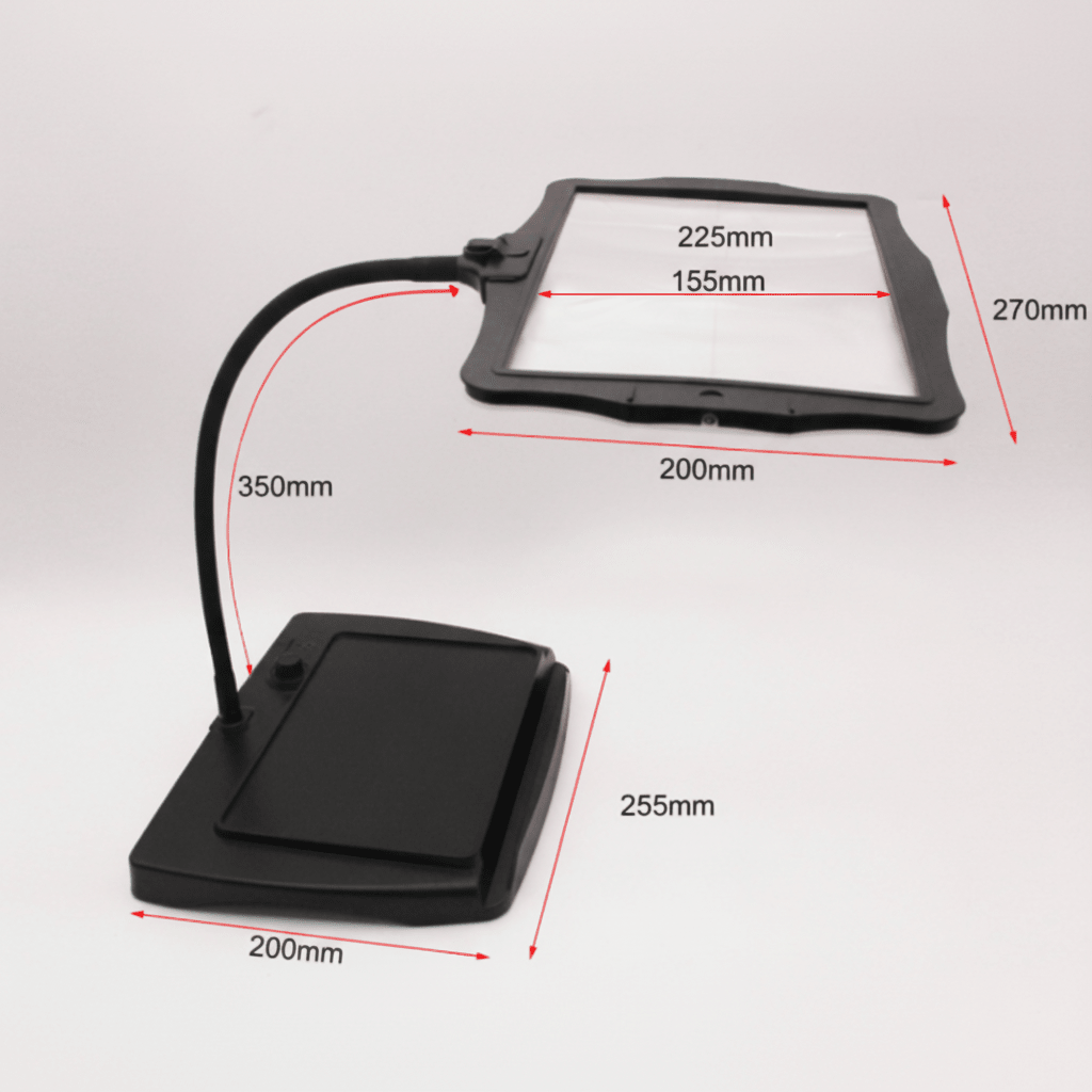 LED Magnifying Table Lamp – Handcrafted Design