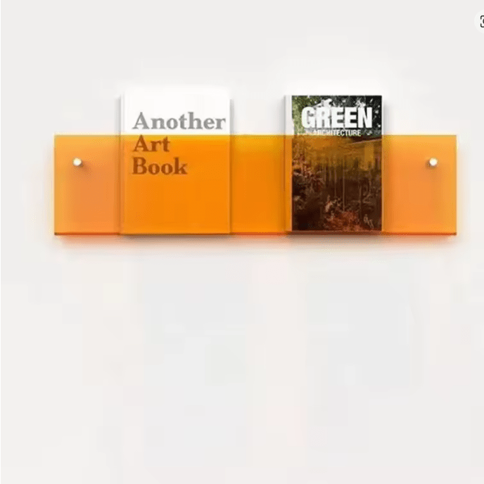 Wall-Mounted Display Rack for Magazines – Minimalist Design