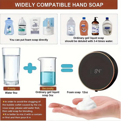 Touchless Soap Dispenser with Sensor Activation