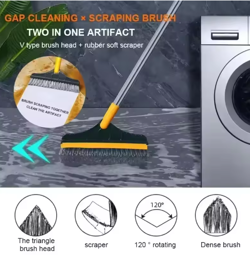 Versatile 3-in-1 Electric Cleaning Brush for Home Use