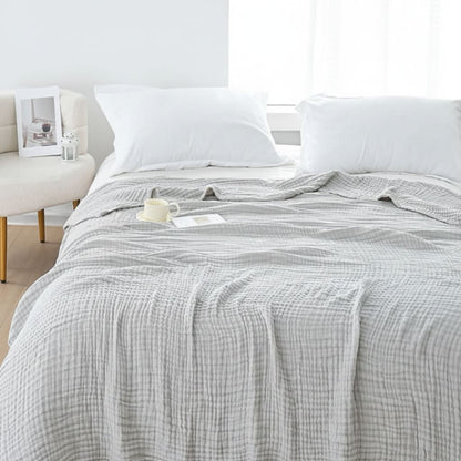6-Layer Ultra-Breathable Blanket for Year-Round Comfort