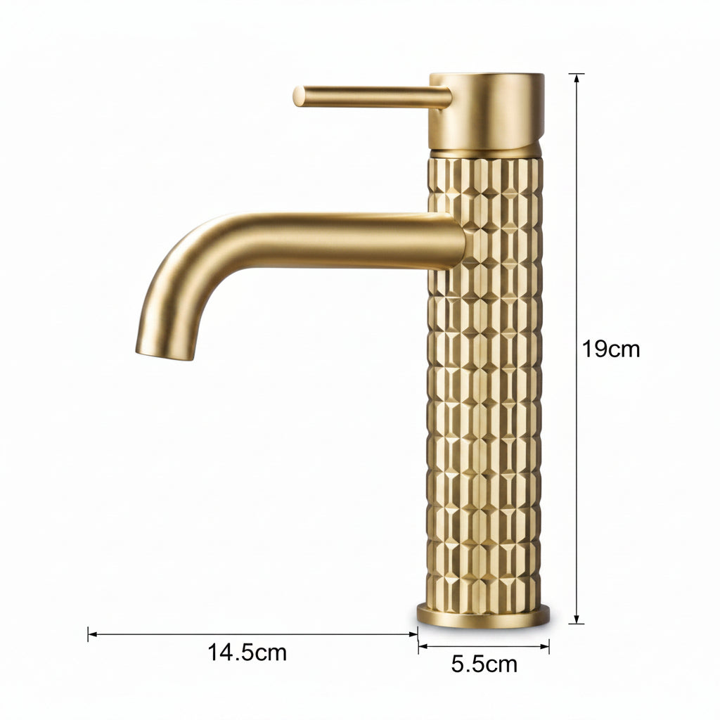 Brass Faucet for Hot and Cold Water – Basin Installation