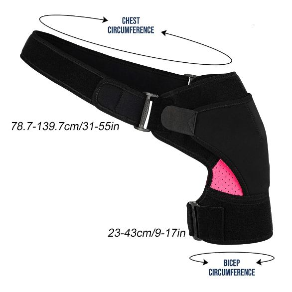 Shoulder Compression Sleeve for Pain Relief and Injury Support