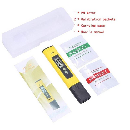 Digital LCD pH Tester with 0.01 Accuracy for Aquariums, Pools, and Wine