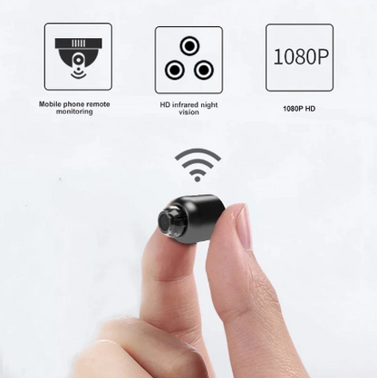 High-Definition Compact Camera Featuring Remote Access and Wide-Angle Lens