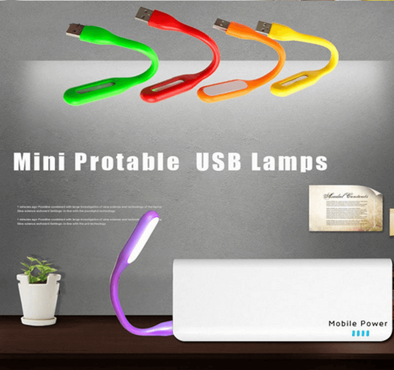 Set of 10 Flexible USB LED Lights
