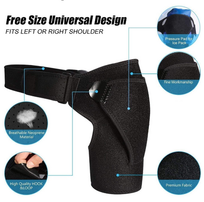 Shoulder Compression Sleeve for Pain Relief and Injury Support
