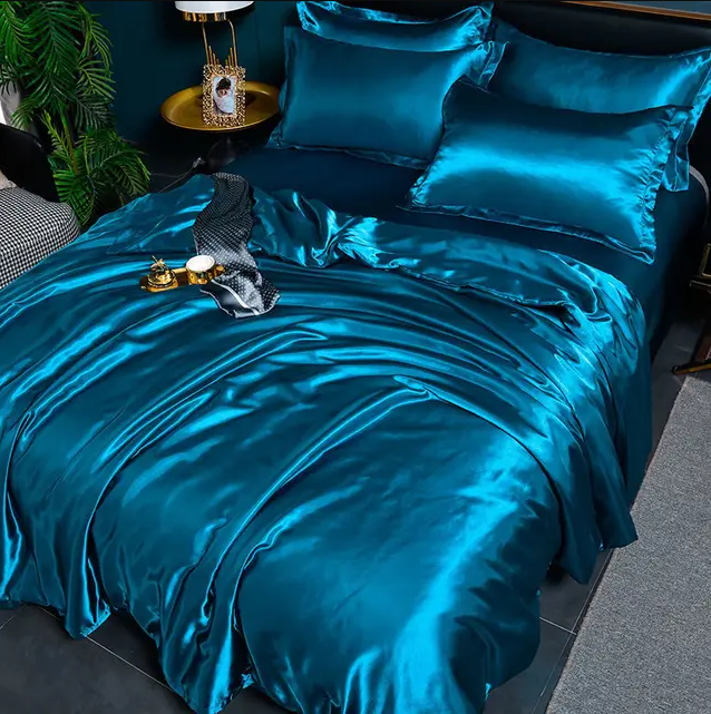 Luxury Solid Satin Bed Linens