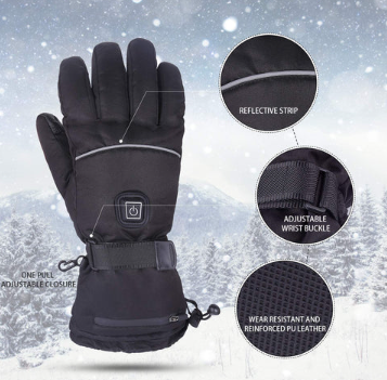 Quick Heating Adjustable Gloves for Warming Hands