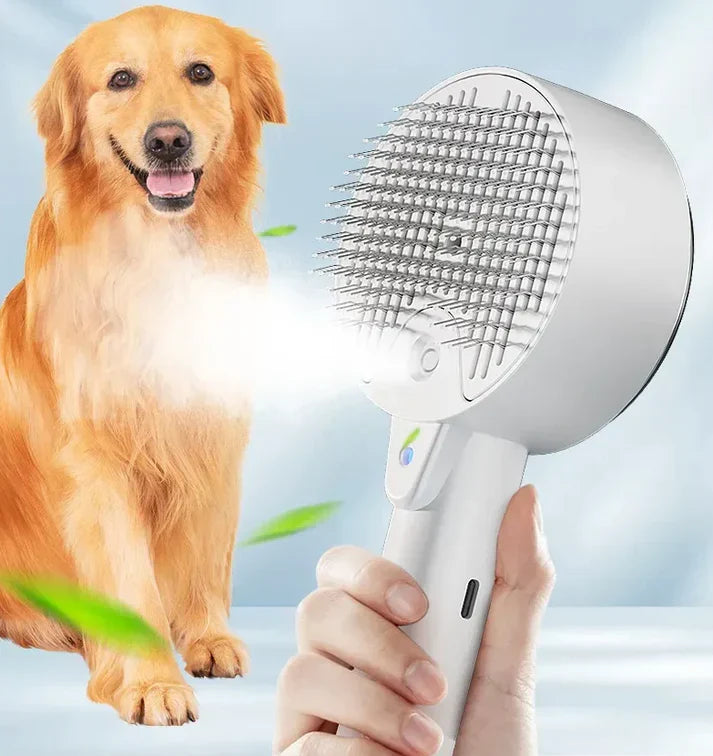 All-in-One Electric Grooming Comb with Massage Function