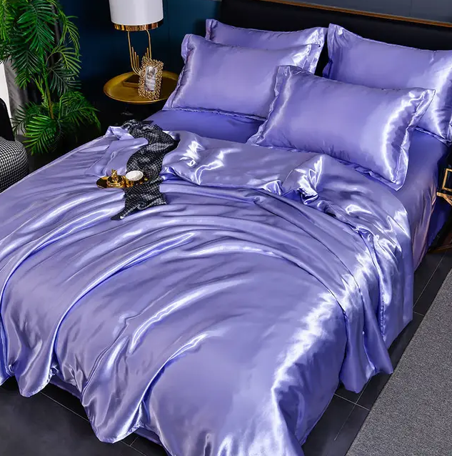 Luxury Solid Satin Bed Linens