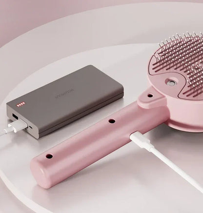 All-in-One Electric Grooming Comb with Massage Function