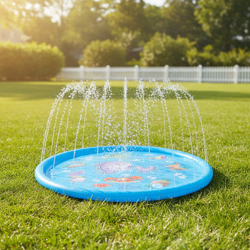 Educational Splash Play Mat for Interactive Water Fun