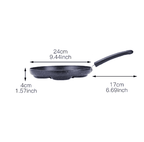 Non-Stick Frying Pan with 4 Cooking Options