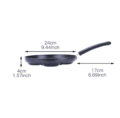 Non-Stick Frying Pan with 4 Cooking Options