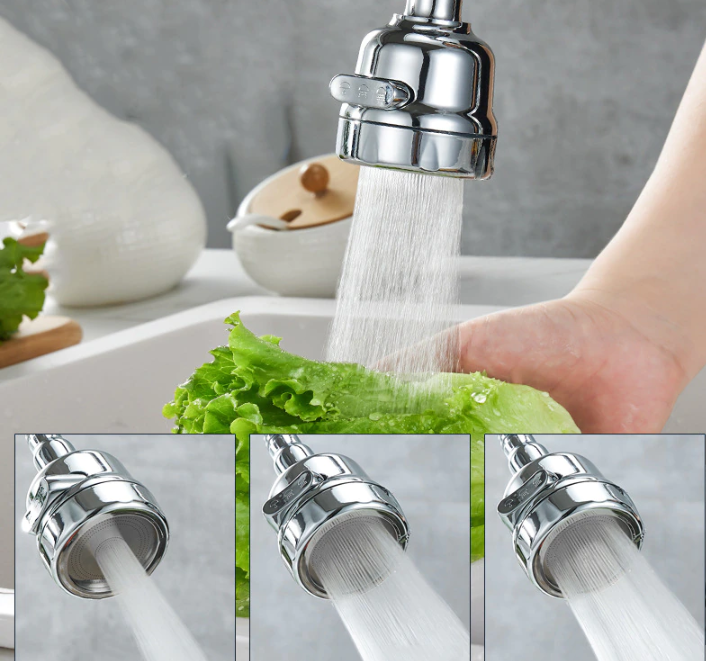 Pivot Arm with Water-Saving Filter Diffuser