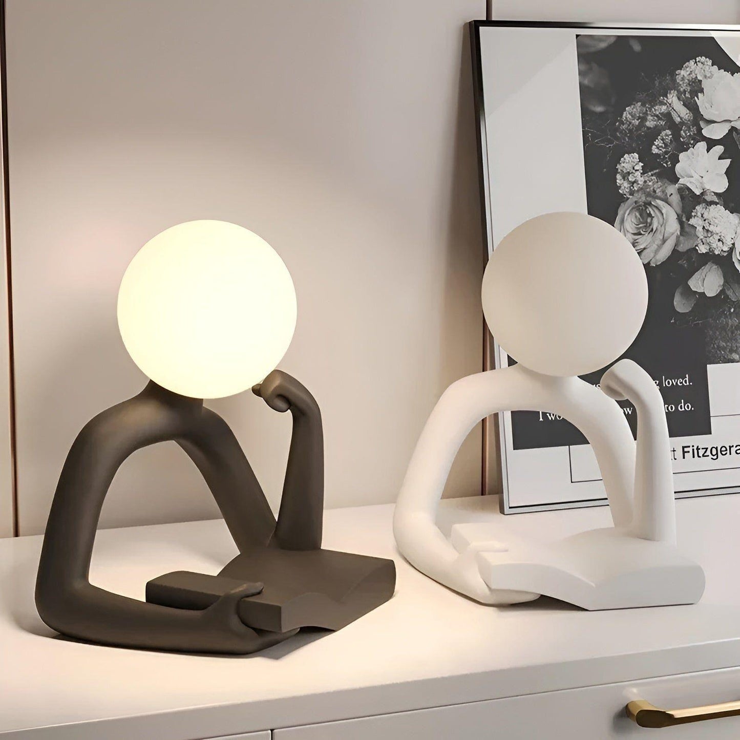 Modern Desk Light - Abstract Table Lamp Design