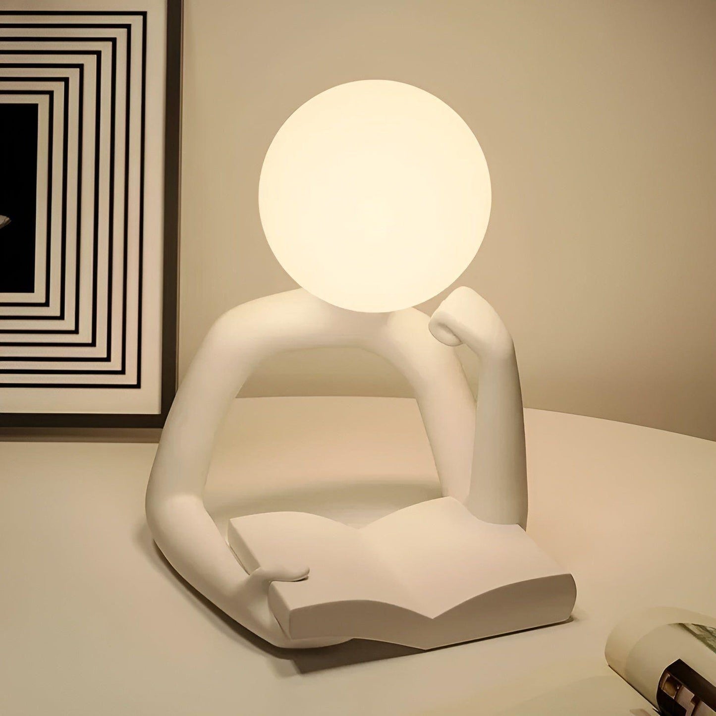 Modern Desk Light - Abstract Table Lamp Design