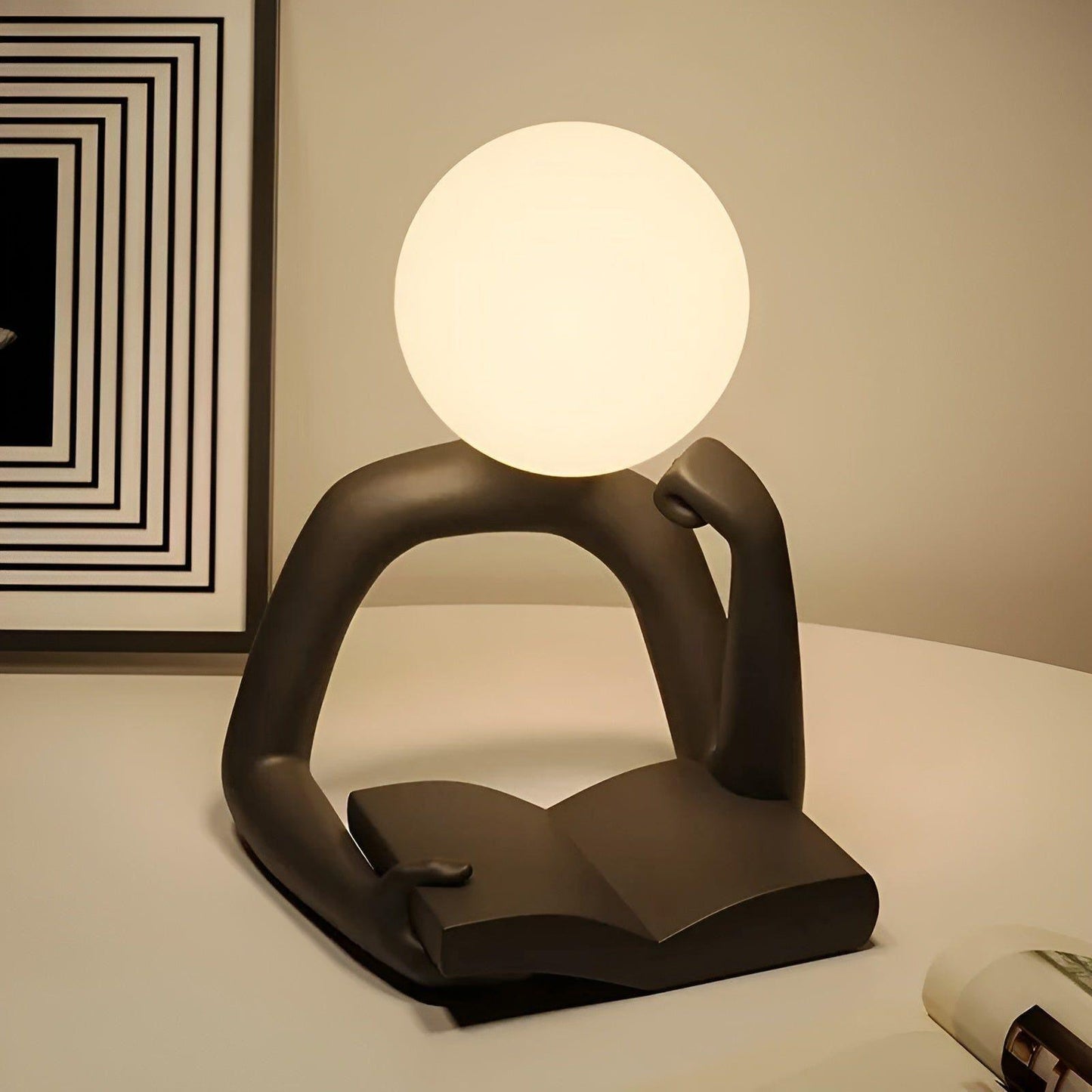 Modern Desk Light - Abstract Table Lamp Design