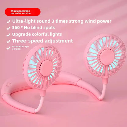 Hands-Free Neck Breeze Cooling Device | ChillWave