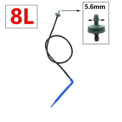 Drip Irrigation Emitters 2L–8L/H | 1/2/4-Way Splitter | 0.3 / 0.5 cm Connector
