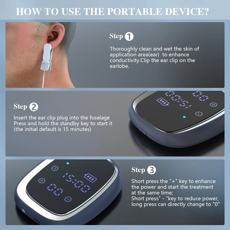 Rechargeable Compact Handheld Microcurrent Device for Personal Care