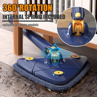 360-Degree Triangle Mop - 3X Cleaning System