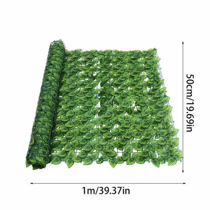 Artificial Green Hedge Panel for Privacy Fence | 1 m / 3 m