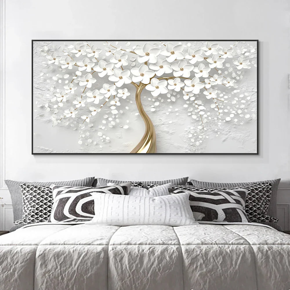 Vibrant Blossom Tree Canvas Art for Stylish Home Decor