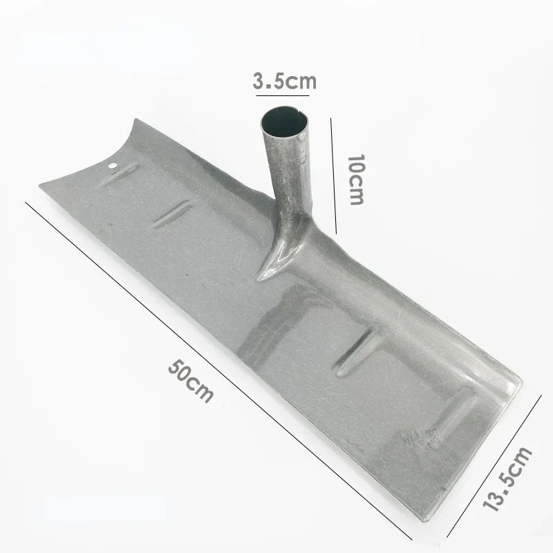 Heavy-Duty Farm Scraper & Snow Shovel | Steel Blade for Manure, Snow & Yard Cleaning