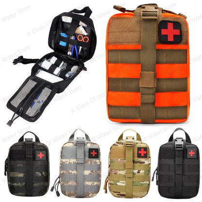First Aid Bag - Durable, MOLLE-Compatible & Weatherproof for Outdoor Use