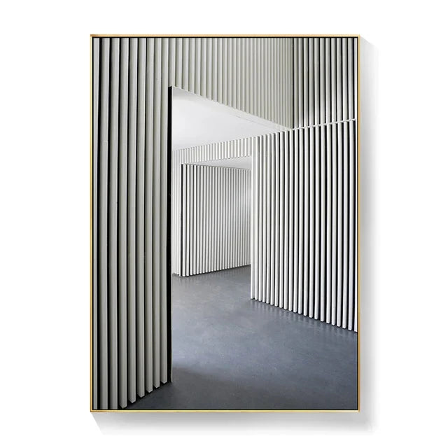 Fine Art Canvas Prints of Architectural Interiors for Modern Home Decor