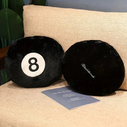 8-Ball Design Throw Pillow