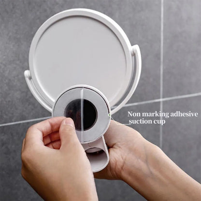 Wall Mirror with 3X Magnification and Adjustable Angles
