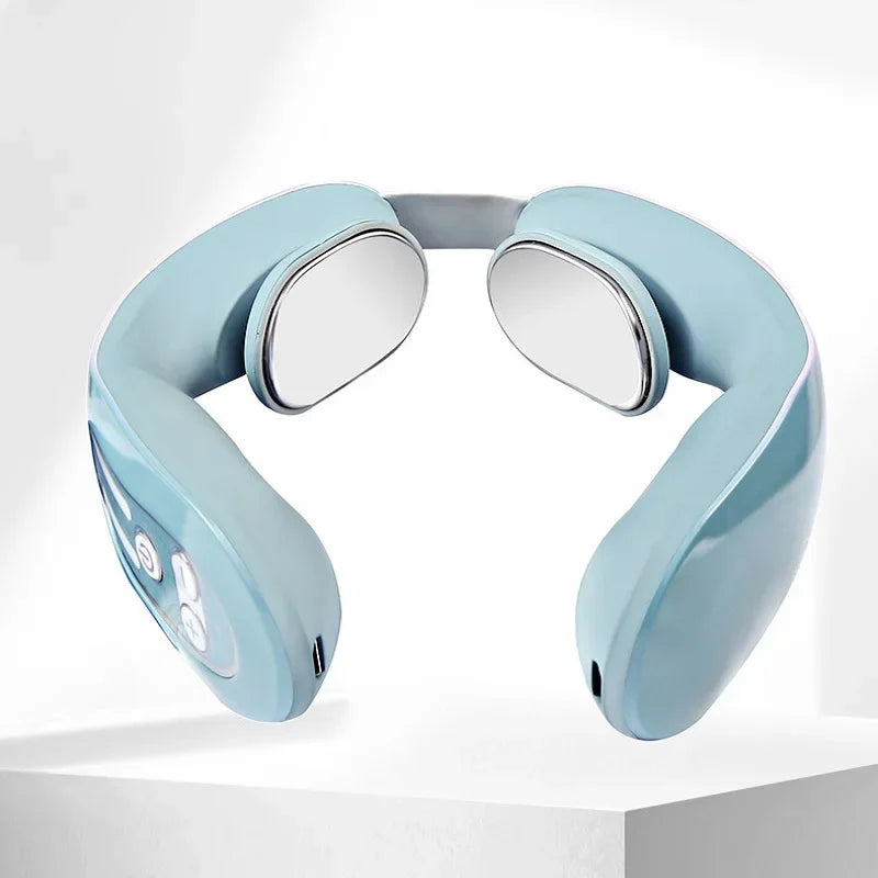Portable Neck Massager with Heat – 12 Levels of Infrared EMS Therapy