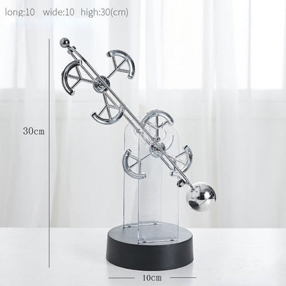 Spinning Perpetual Motion Pendulum Decorative Accent