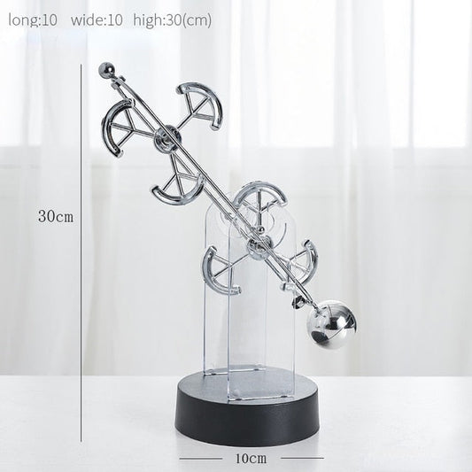 Spinning Perpetual Motion Pendulum Decorative Accent