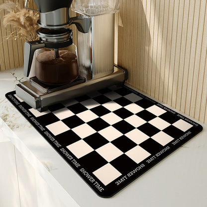 Absorbent Kitchen Mat for Drying Dishes – Safe and Functional
