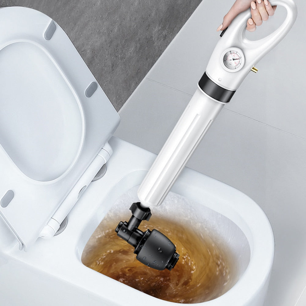 High-Pressure Drain Cleaner – Eco-Friendly with 4 Attachments for Clogs