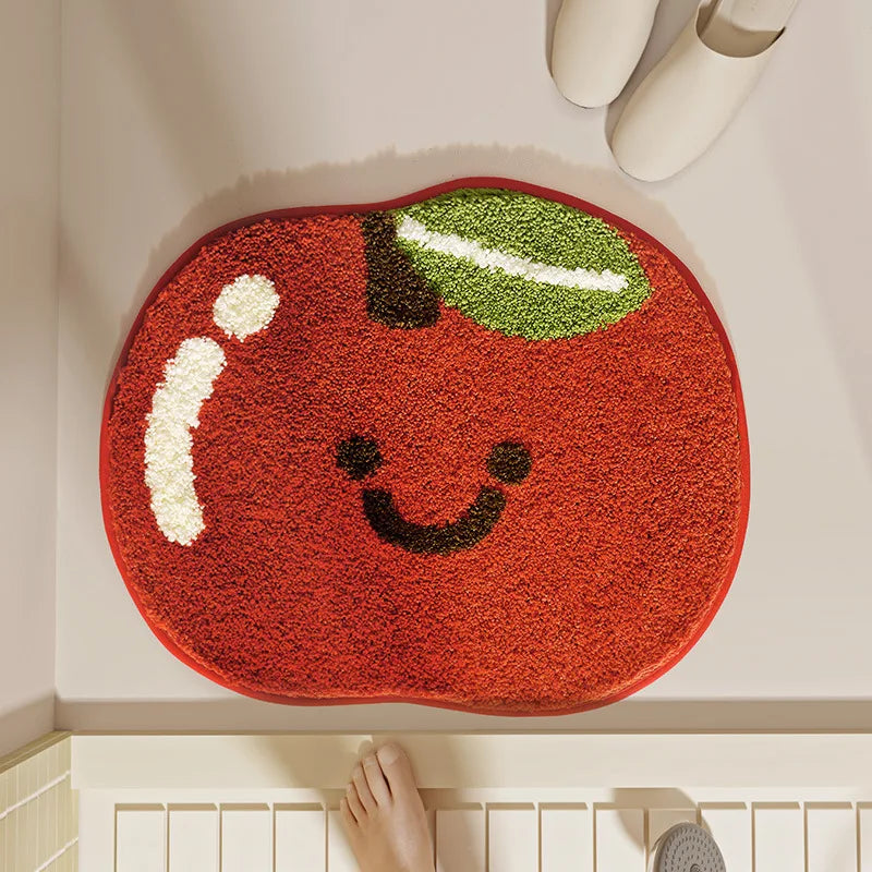 Cheerful Fruit-Themed Play Mat