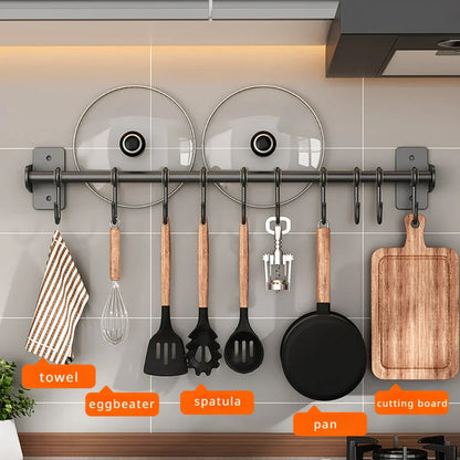 Kitchen Wall Shelf | Durable Steel | For Cookware & Utensils