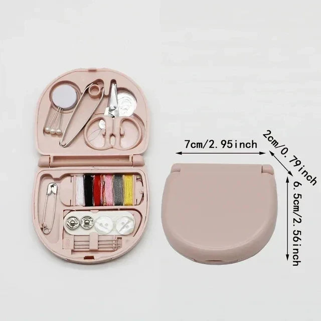 Mini Sewing Travel Kit | Compact & Portable | Includes Basic Sewing Supplies