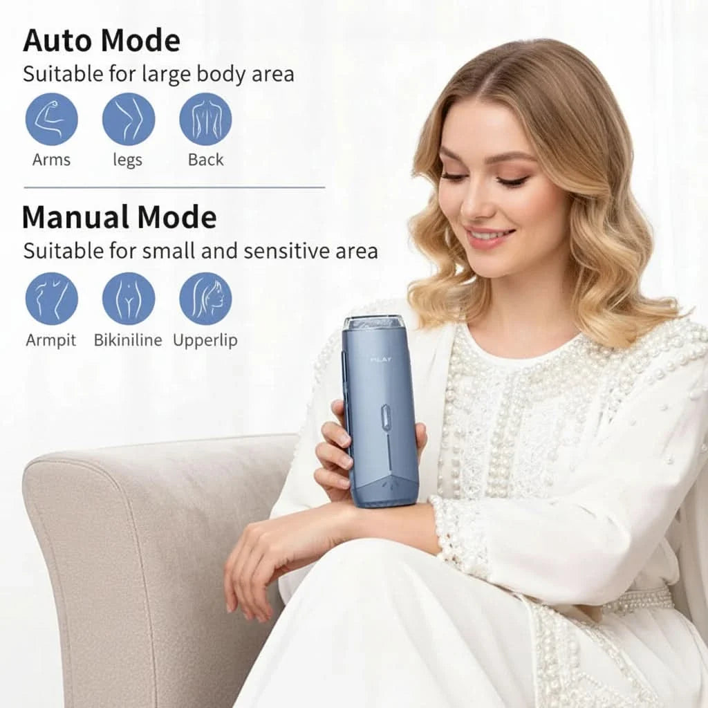 Home Use Cooling Device for Comfortable Hair Removal