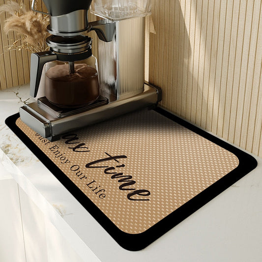 EcoDry Kitchen Mat - Slip-Resistant, Super-Absorbent & Chic