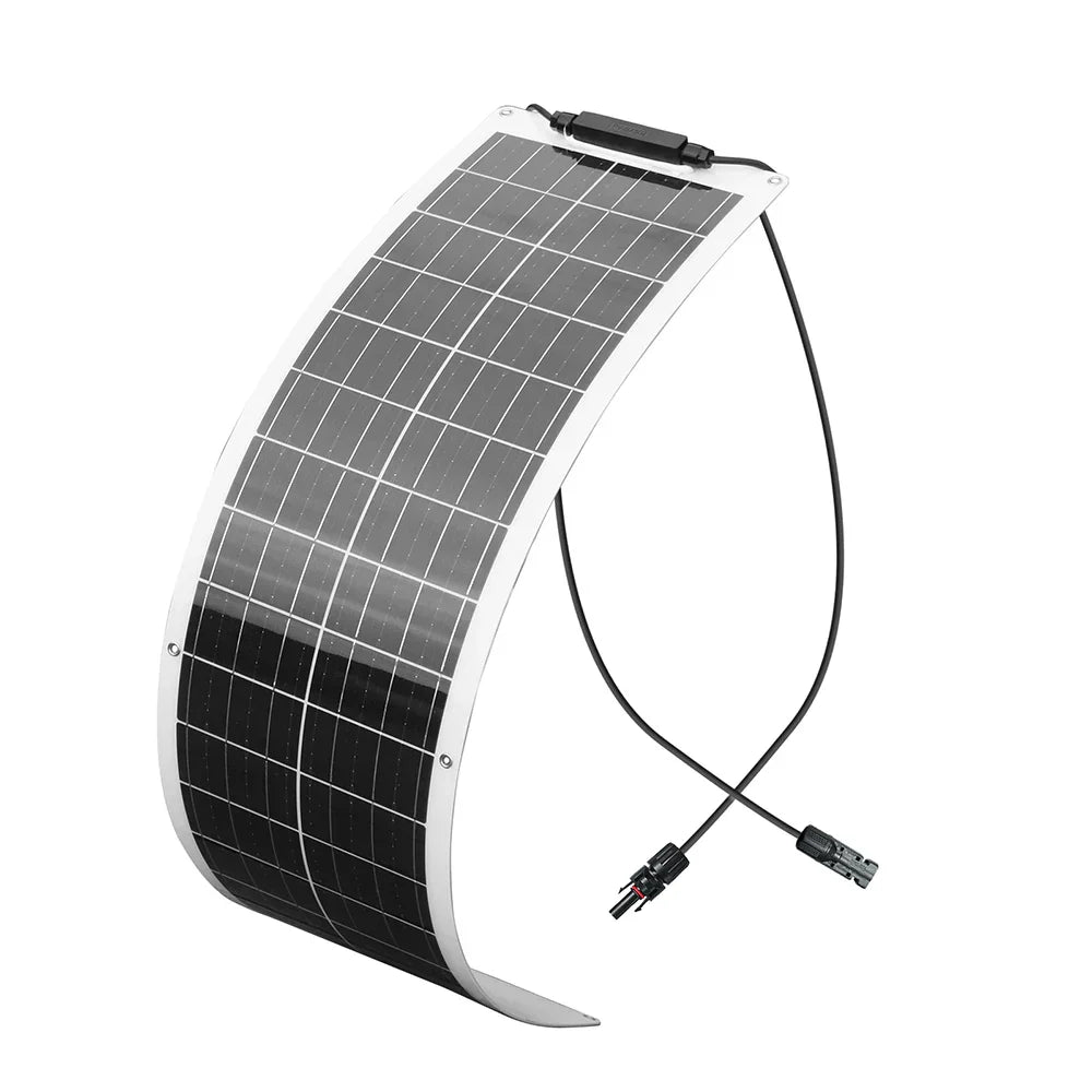 Flexible 50W Solar Panel - Lightweight, Weatherproof for Camping, Boats & Outdoors