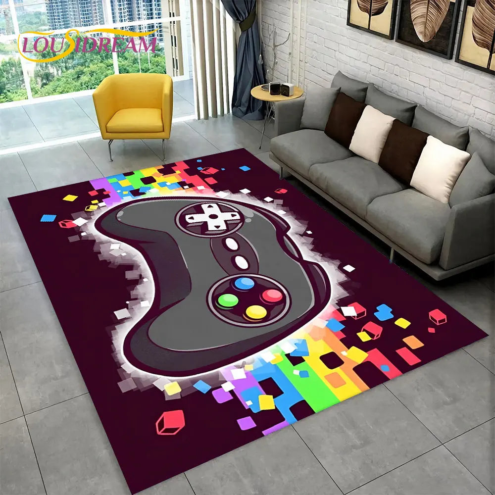 3D Soft Playmat for Kids and Gamers – Gamepad Floor Mat